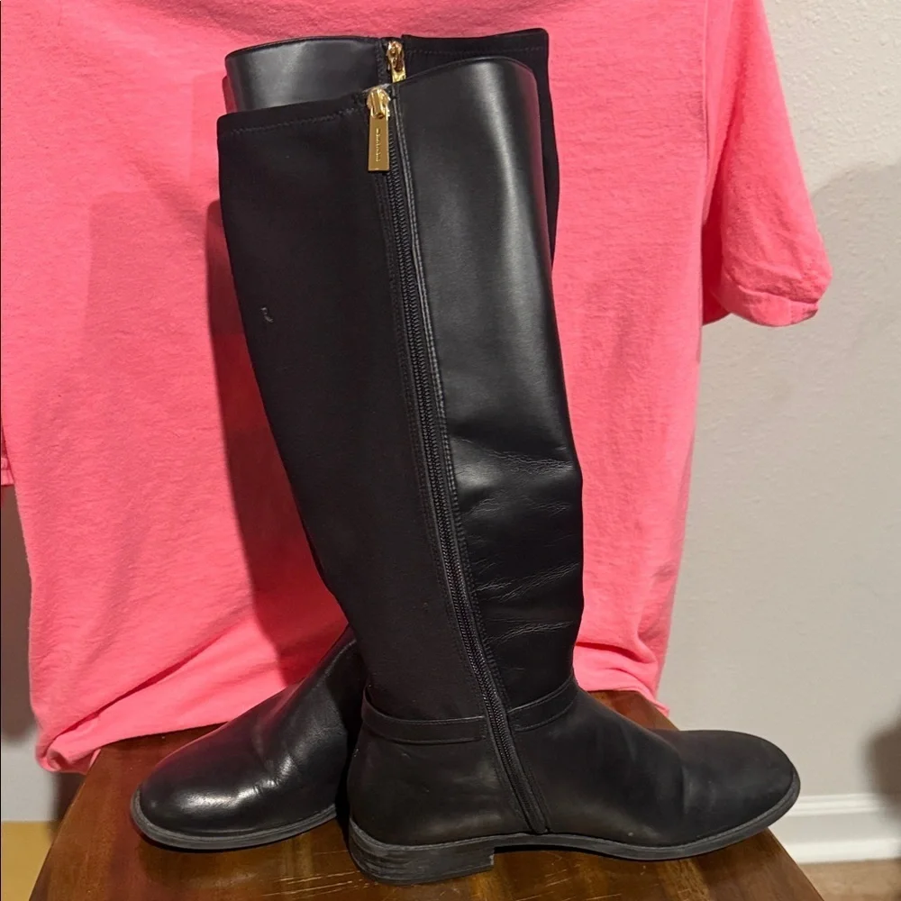 MICHAEL Michael Kors Sleek Black Over the Knee Boots